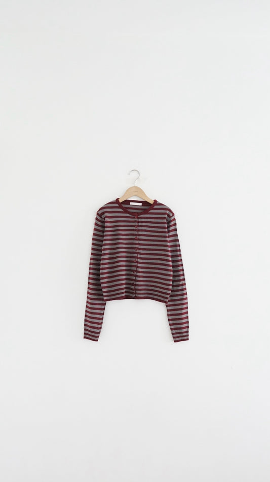 old soul cardigan in burgundy (pre-order)