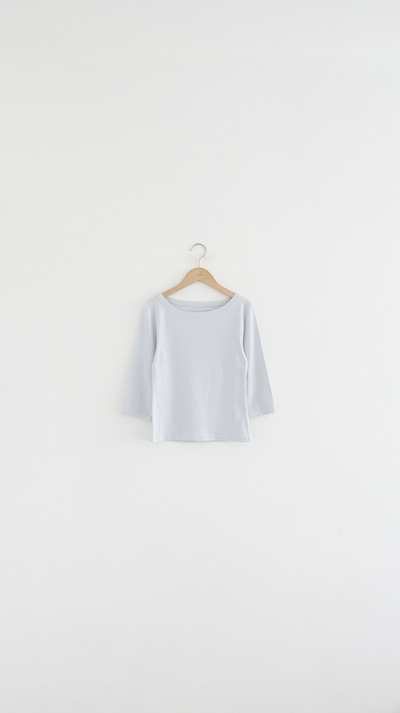 everyday mid-sleeve tee in baby-blue