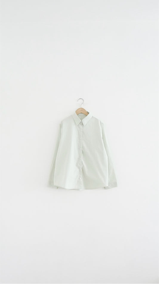 pastel classic shirt in mint (pre-order)