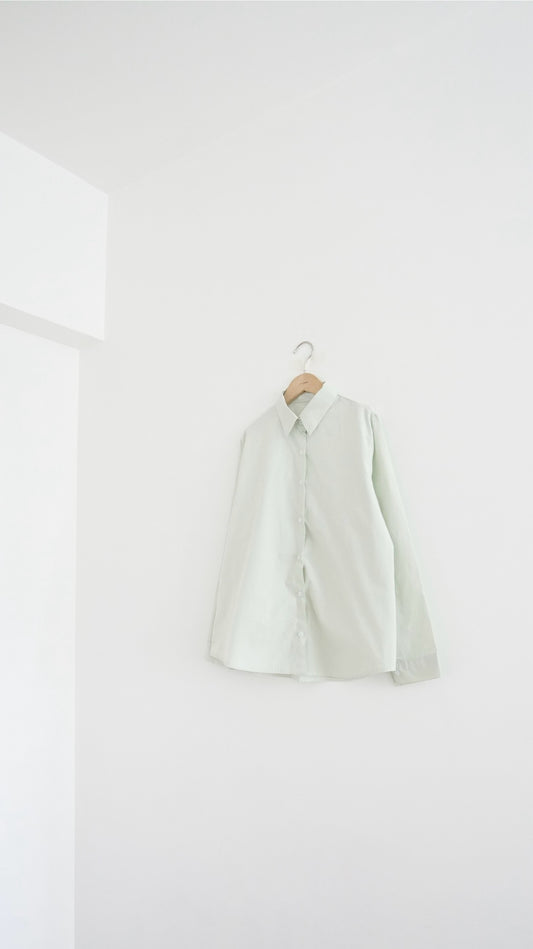 pastel classic shirt in mint (pre-order)