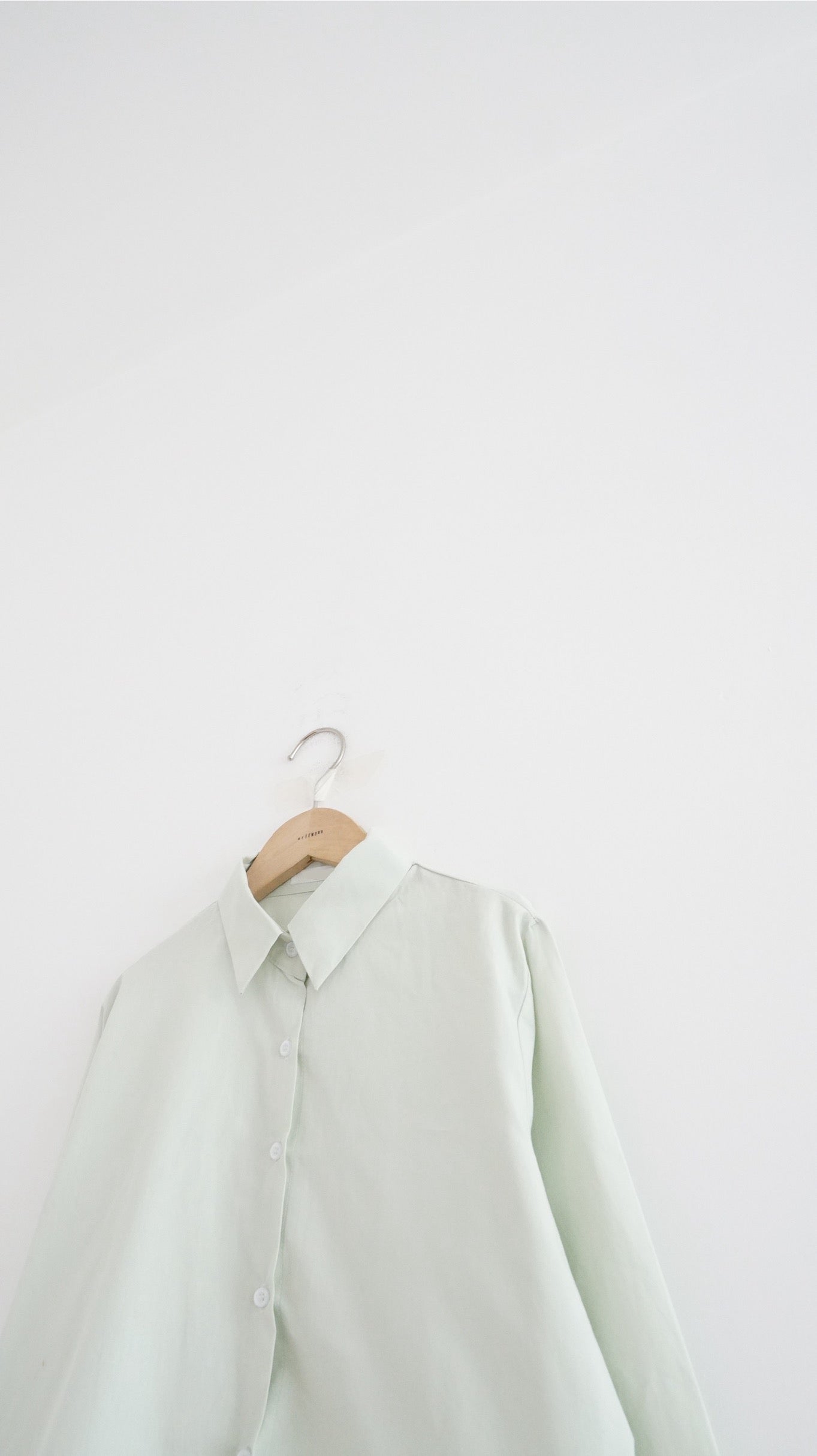 pastel classic shirt in mint (pre-order)
