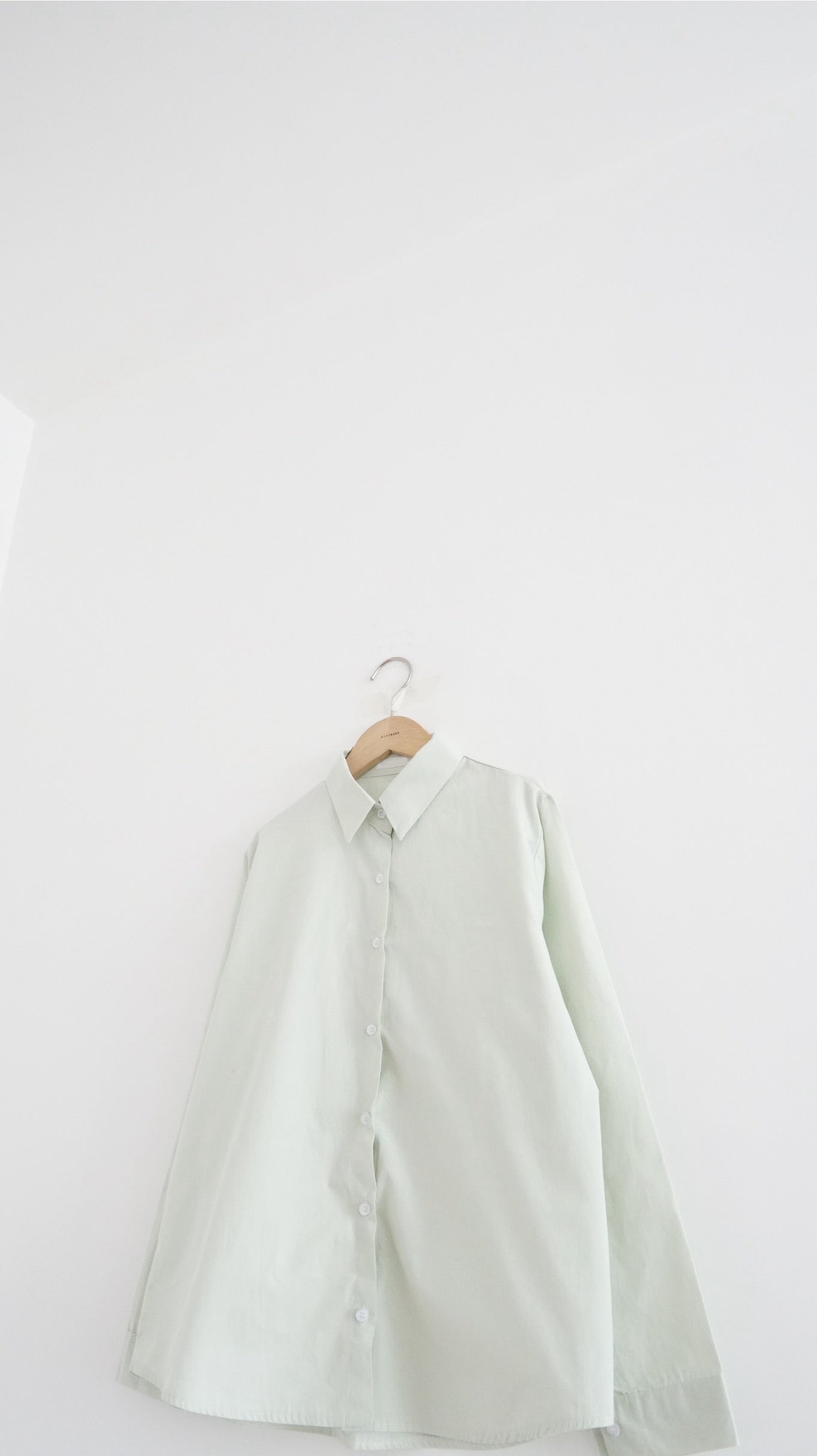 pastel classic shirt in mint (pre-order)