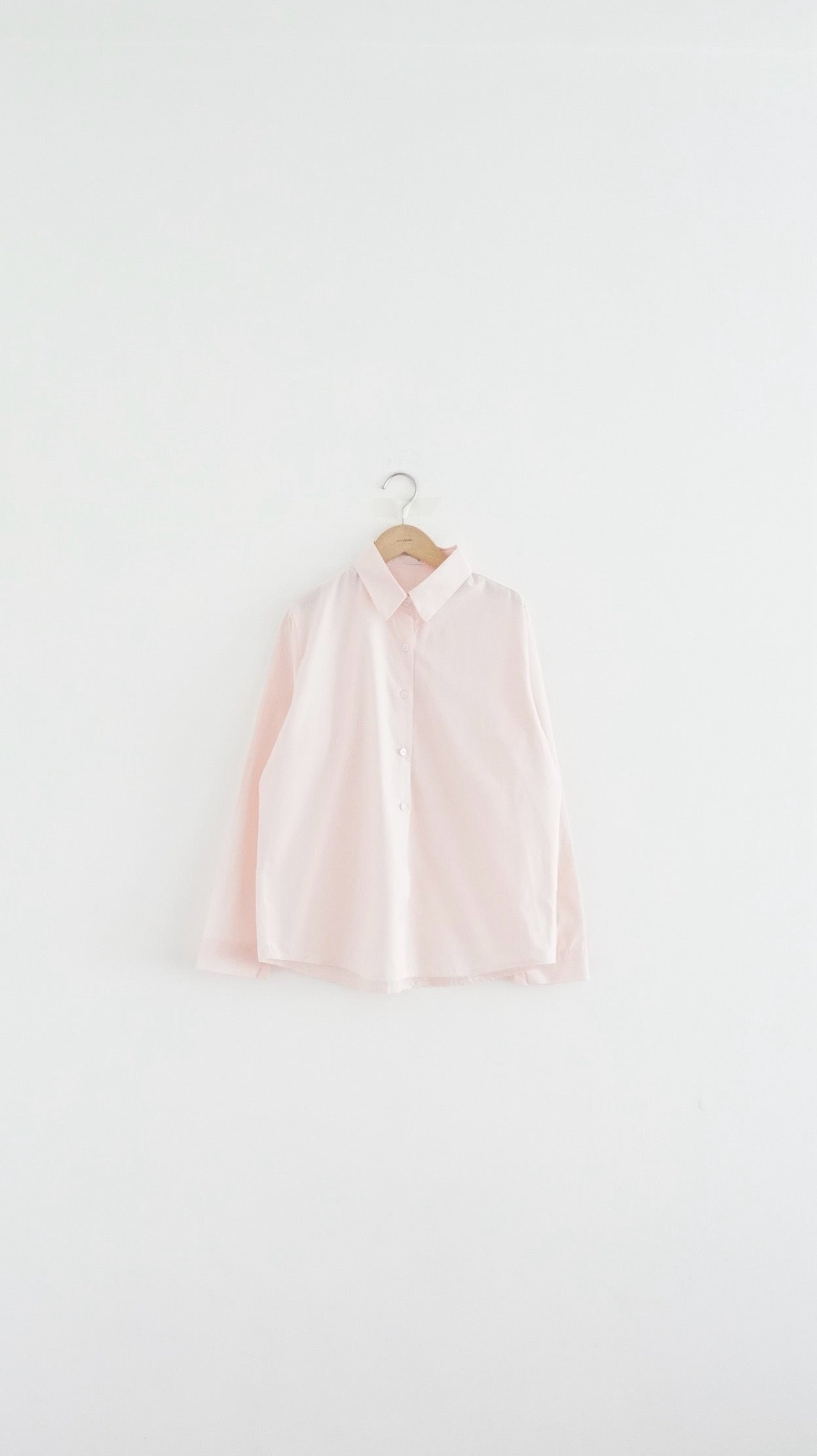 pastel classic shirt in light pink (pre-order)