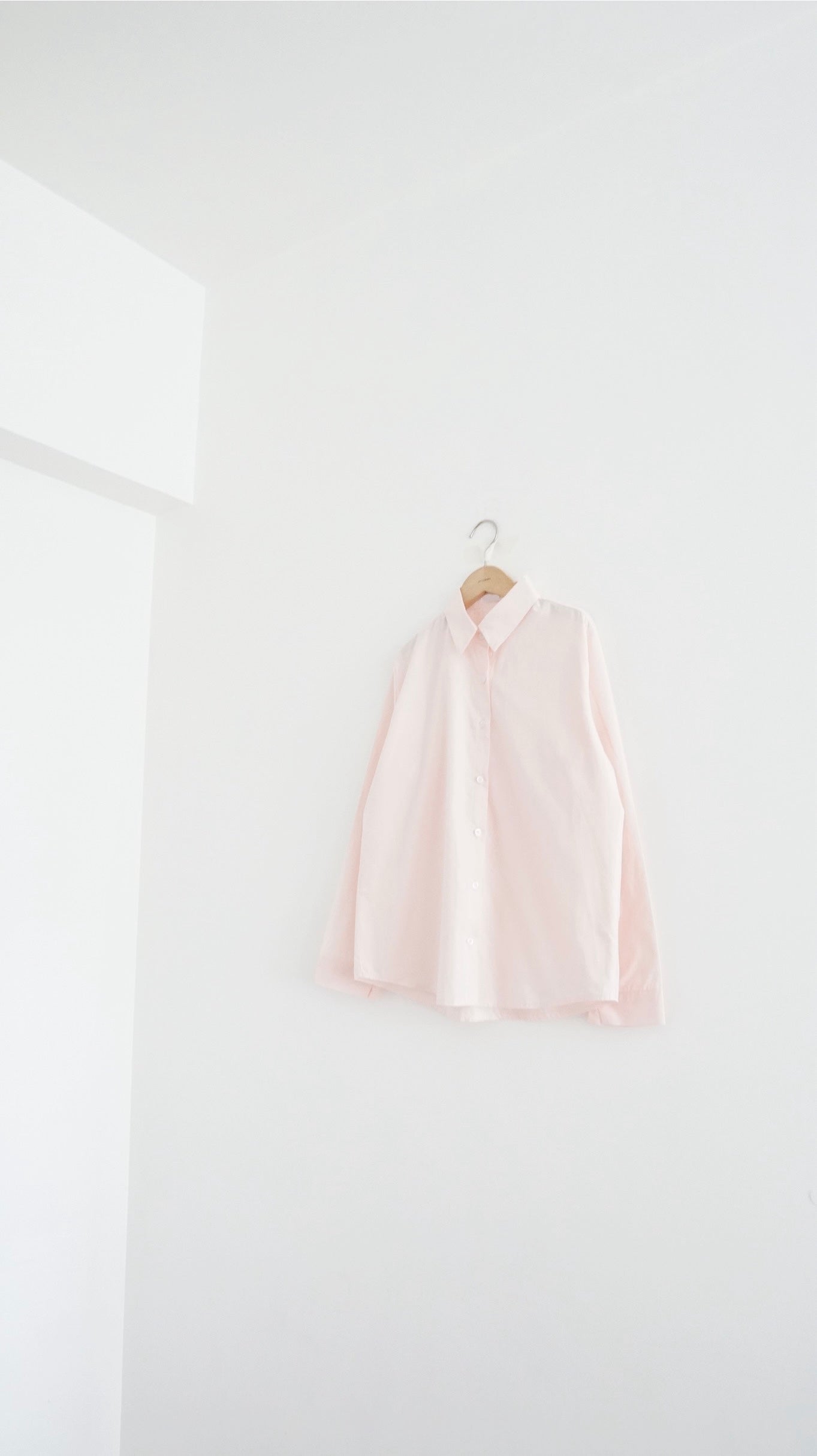 pastel classic shirt in light pink (pre-order)