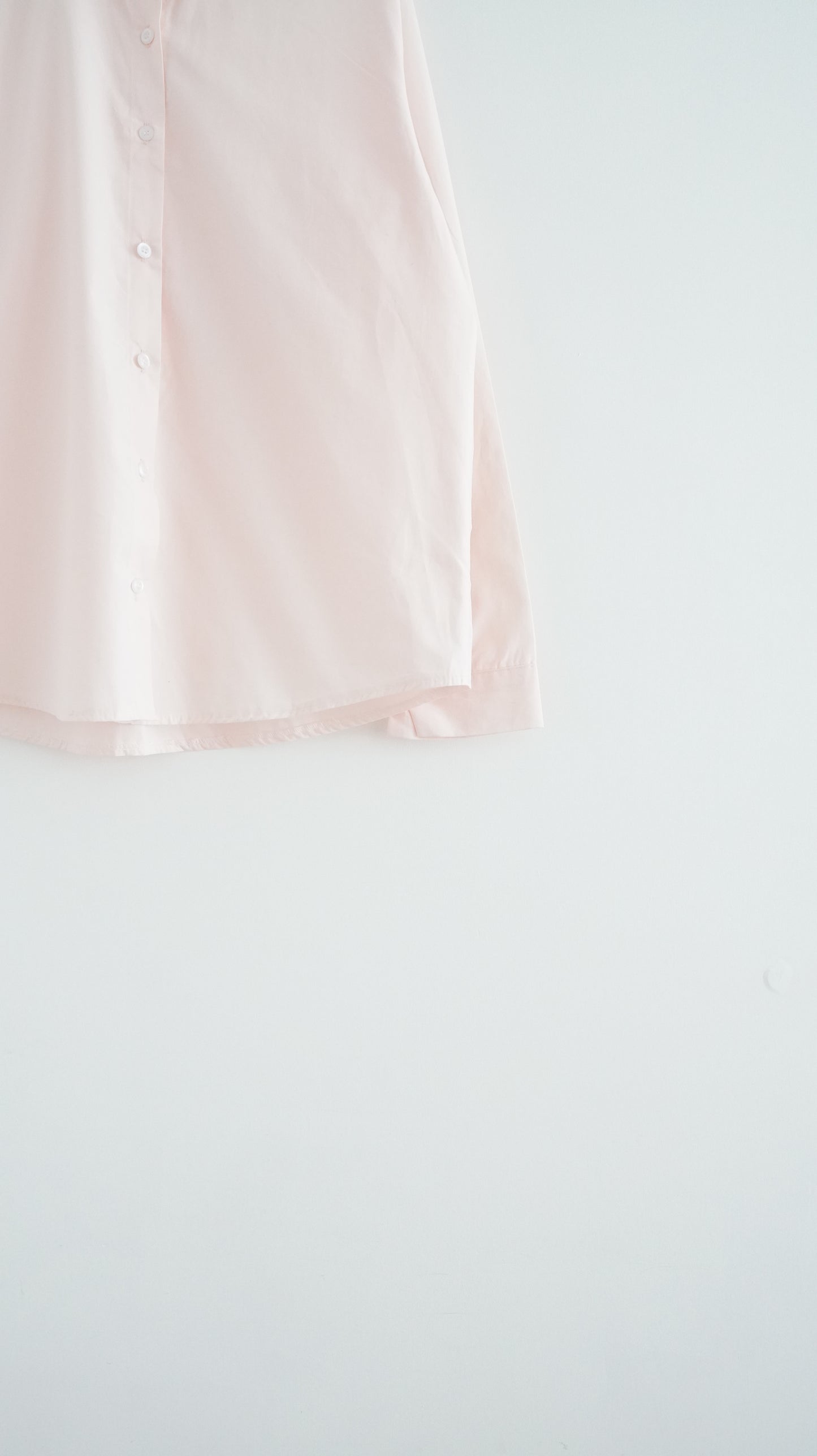 pastel classic shirt in light pink (pre-order)