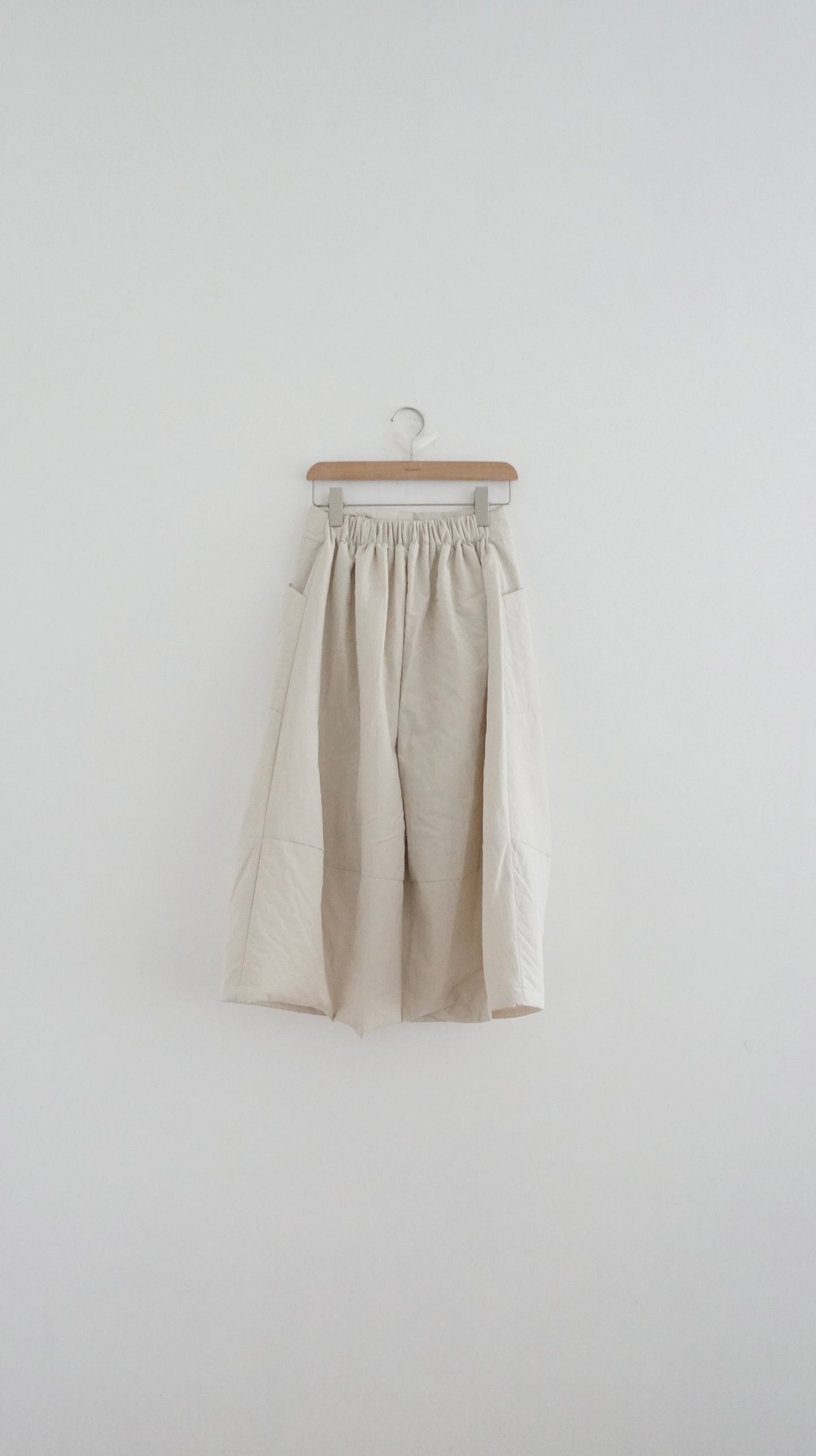 airy cocoon skirt in ivory (pre-order)