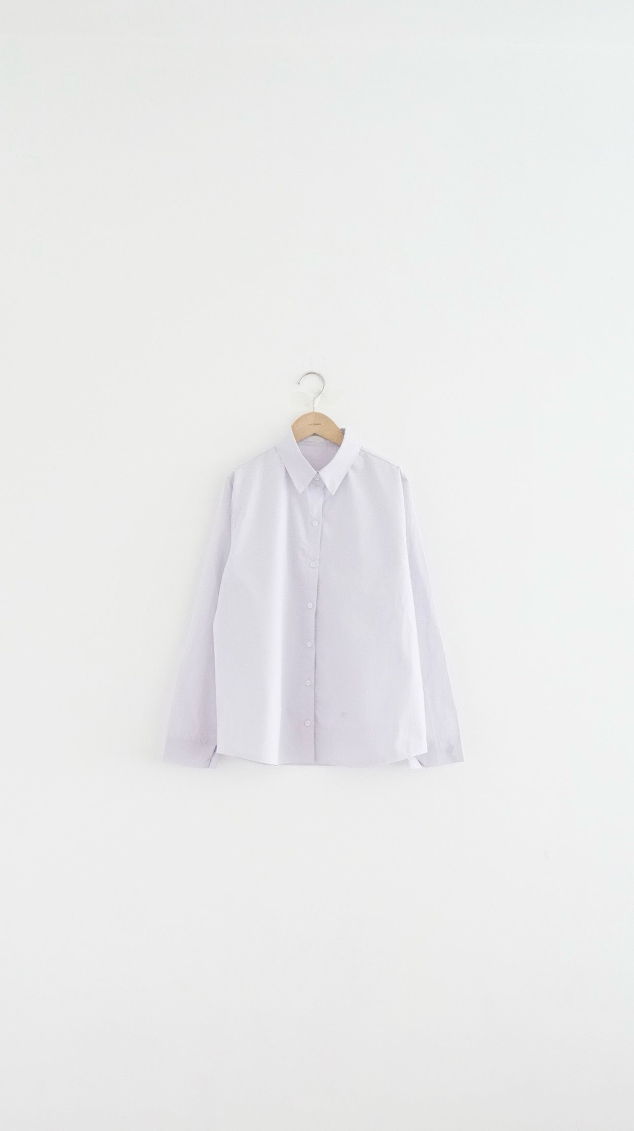 pastel classic shirt in lavender (pre-order)