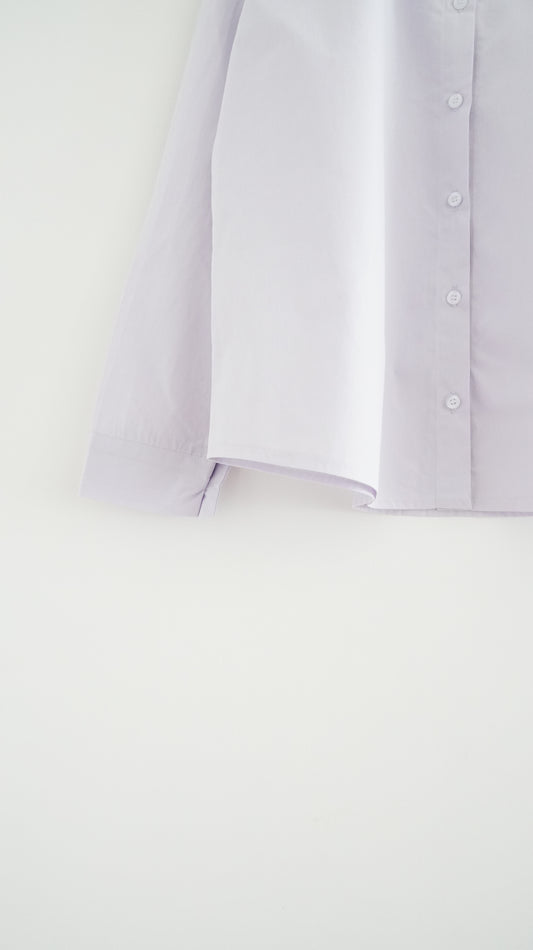 pastel classic shirt in lavender (pre-order)