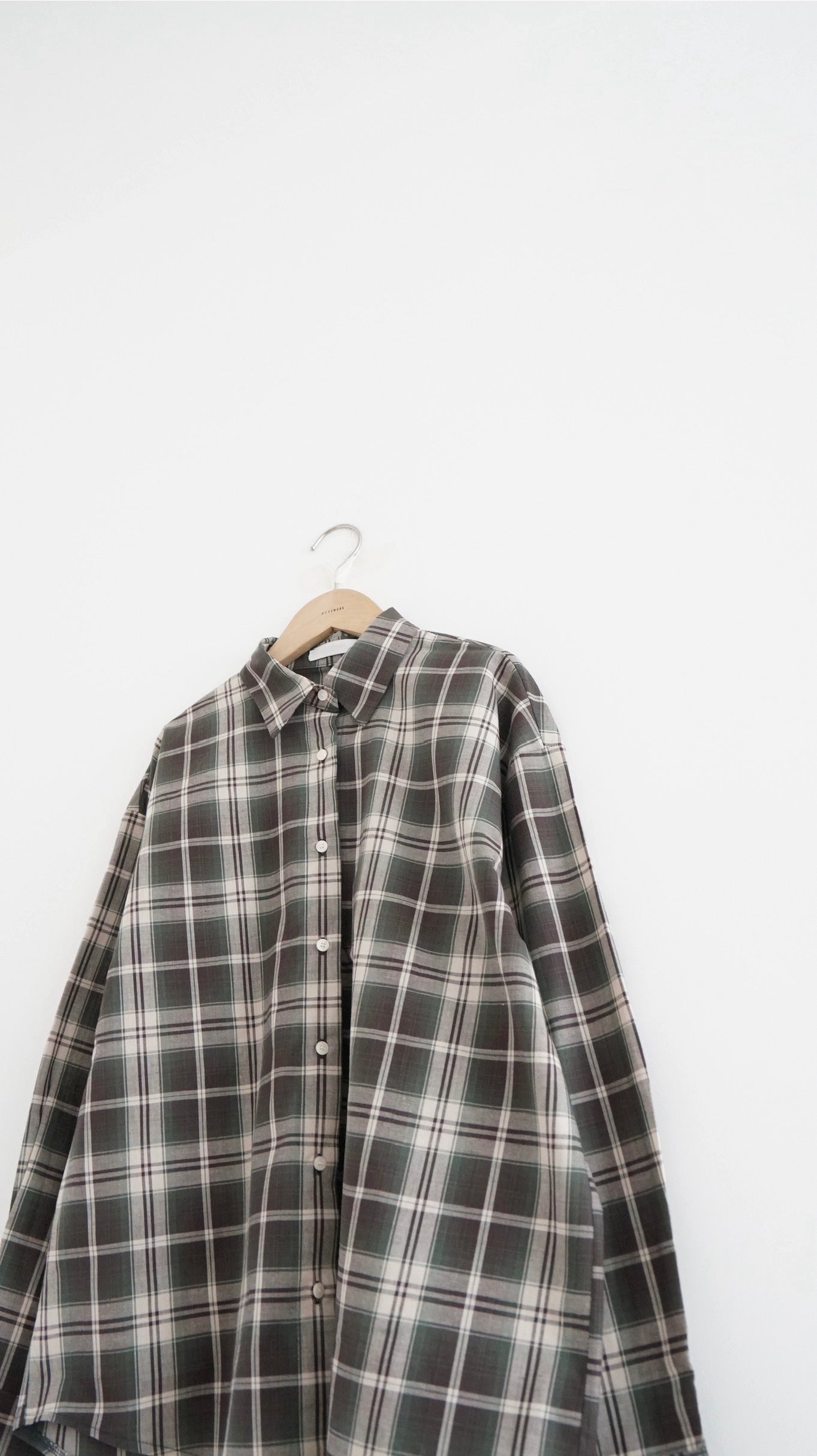 refined check shirt in vandyke brown (pre-order)