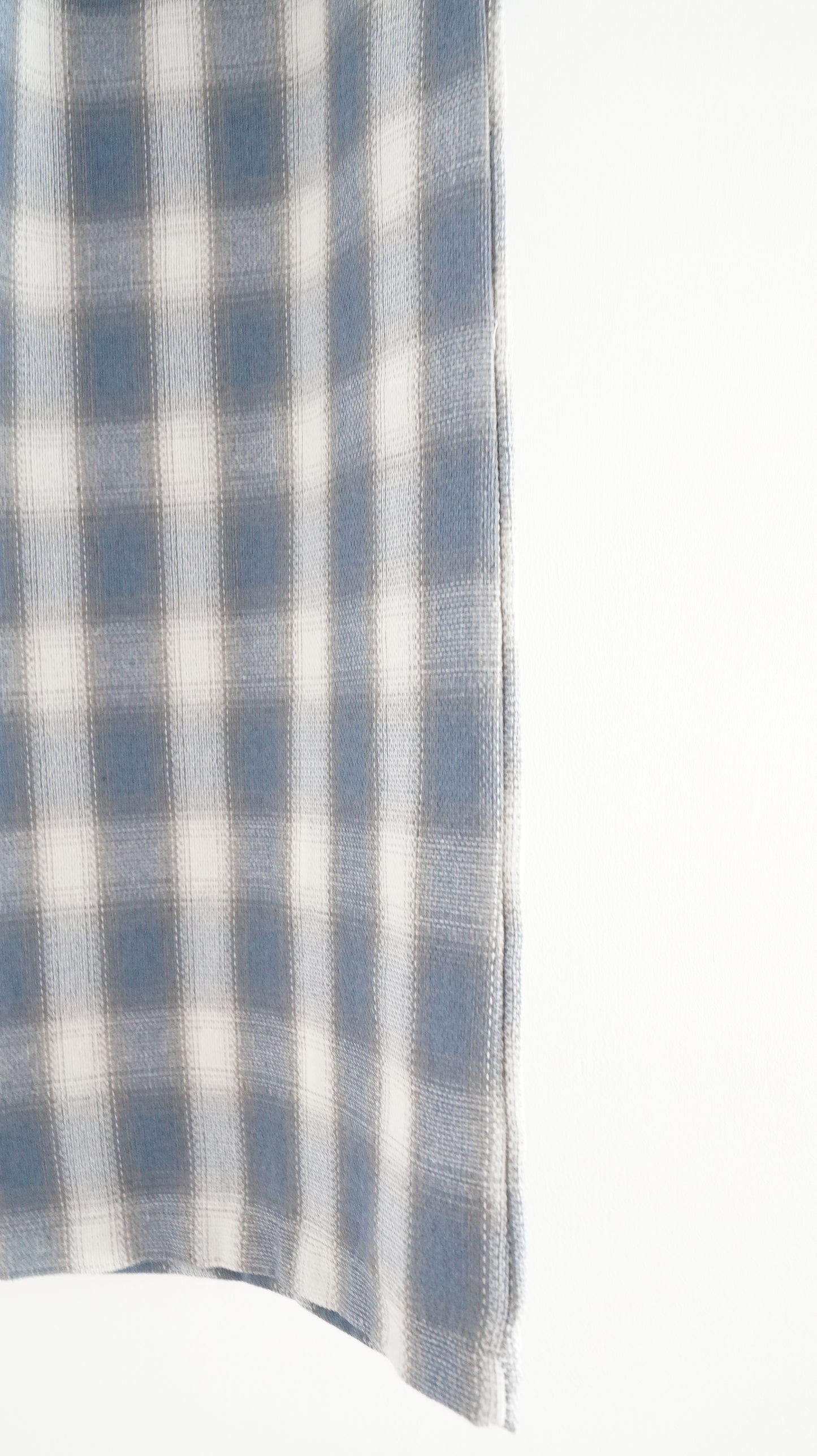 plaid lounge trousers in navy (pre-order)