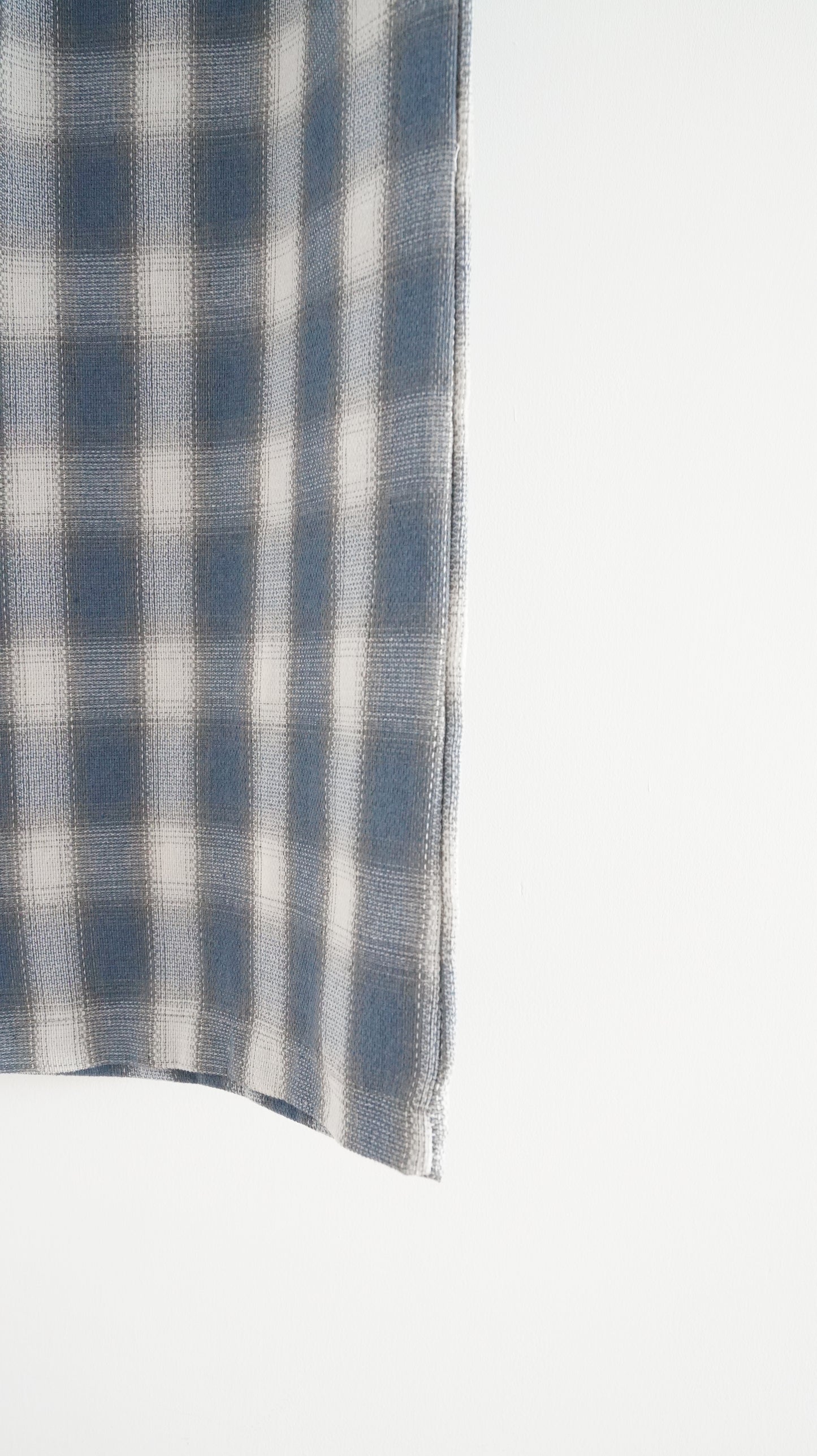 plaid lounge trousers in navy (pre-order)