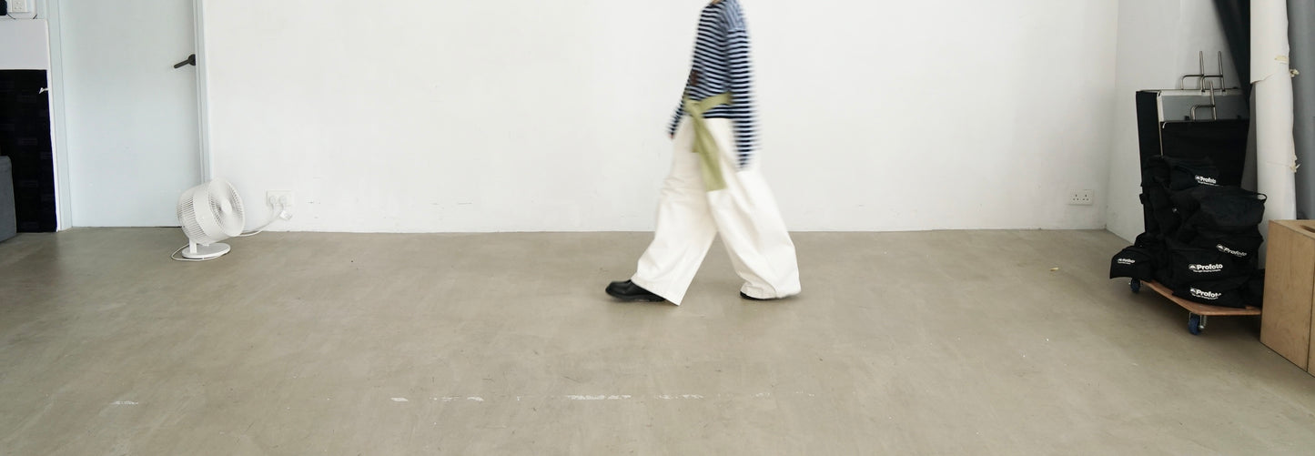 minimalist striped sweater in navy (pre-order)