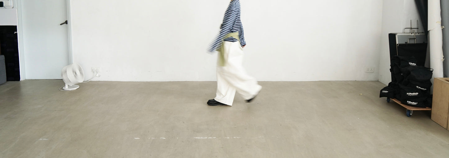 minimalist striped sweater in navy (pre-order)