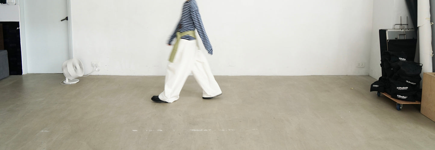 minimalist striped sweater in navy (pre-order)