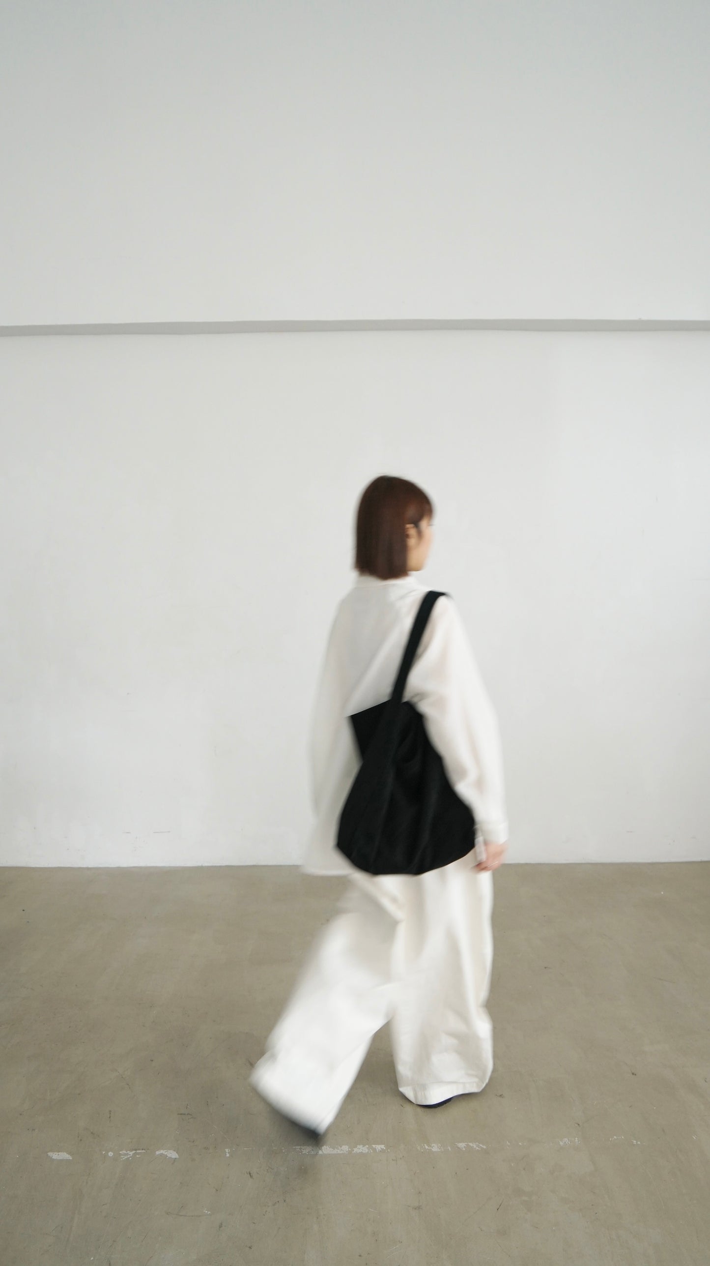 drape shirt jacket in white (pre-order)