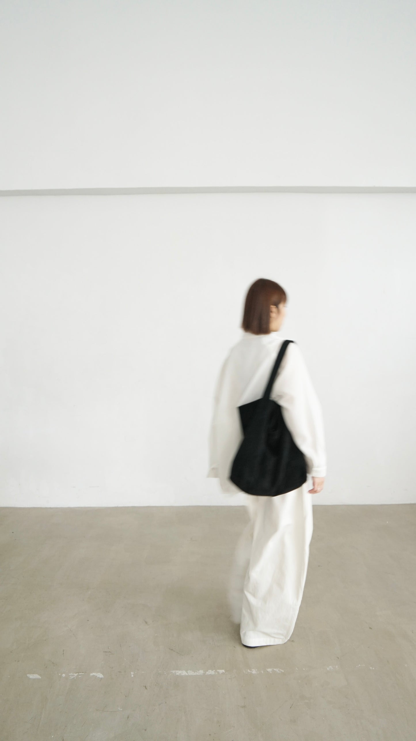 drape shirt jacket in white (pre-order)