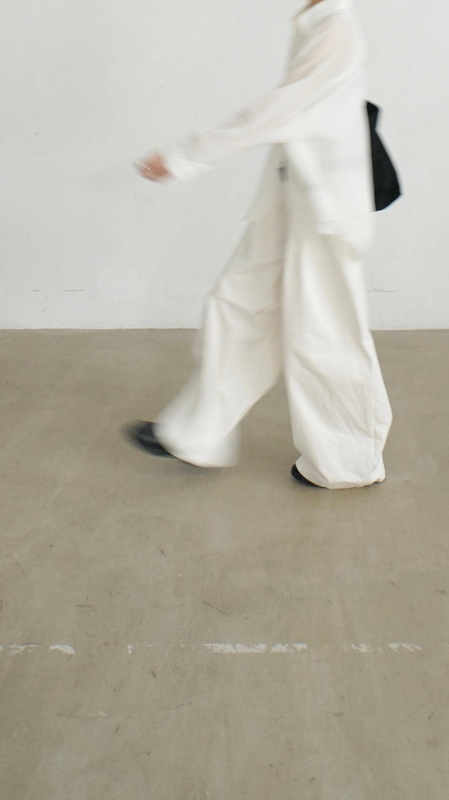 drape shirt jacket in white (pre-order)