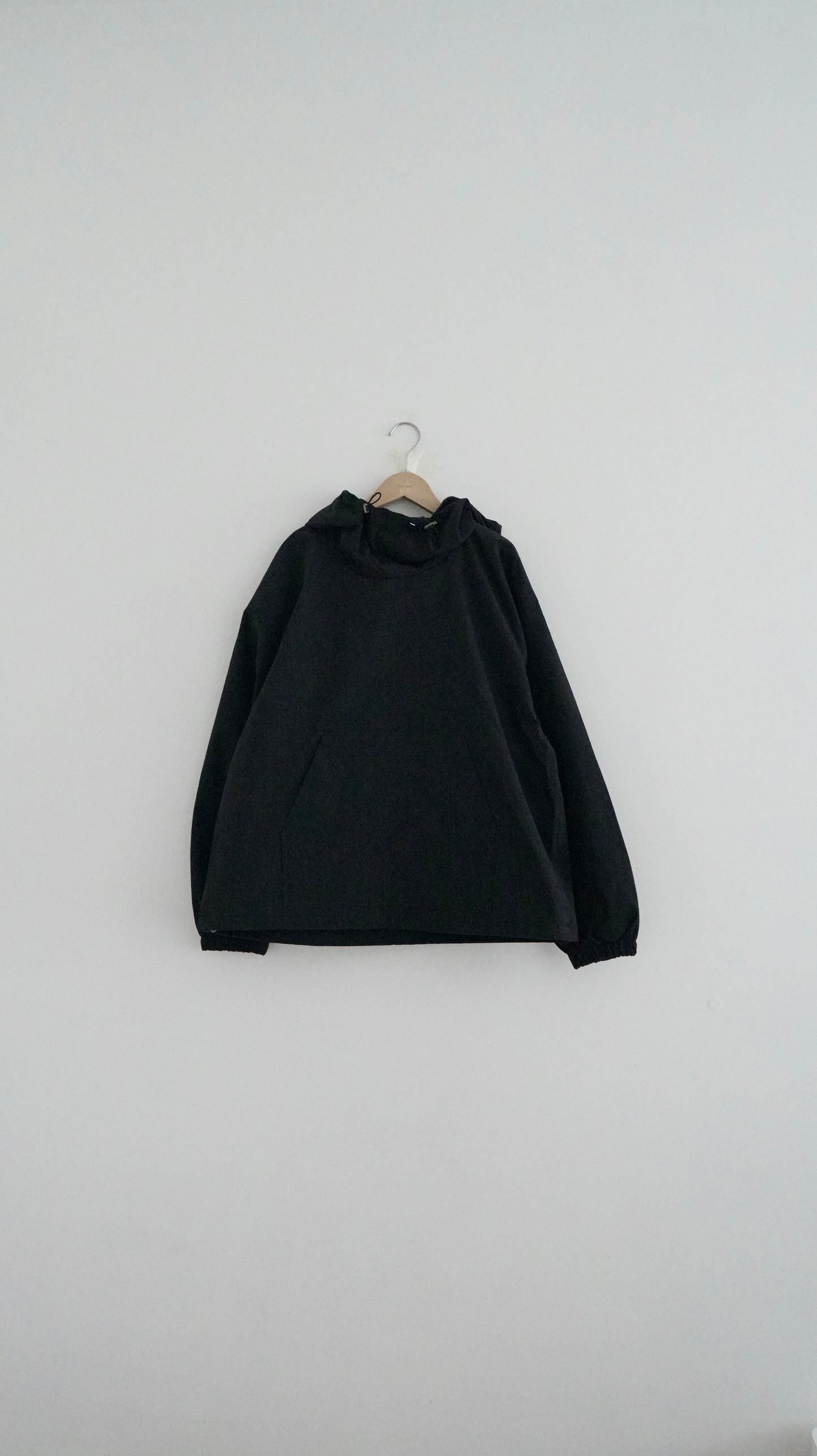 set / turtle neck hoodies shirt in black (pre-order)