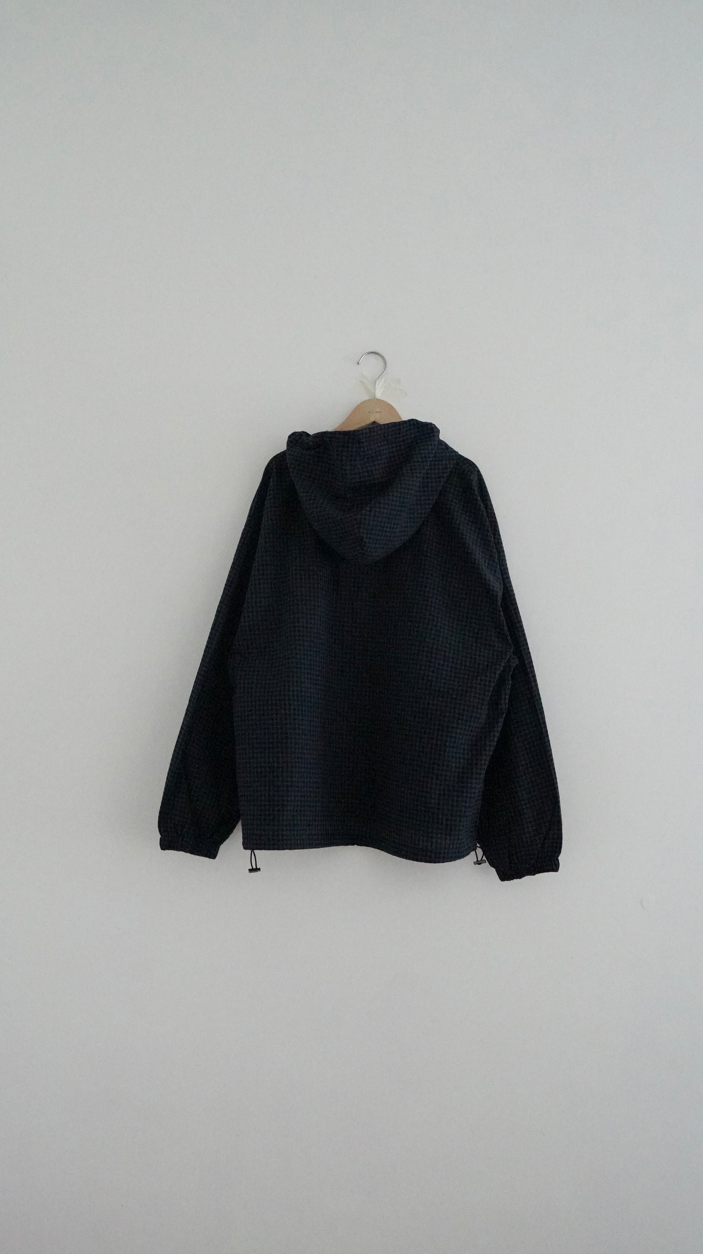 set / turtle neck hoodies shirt in blue (pre-order)