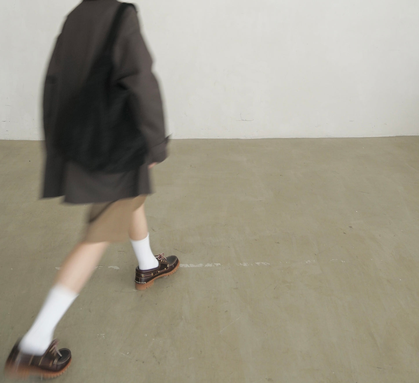 tailored collar coat in vandyke brown (pre-order)