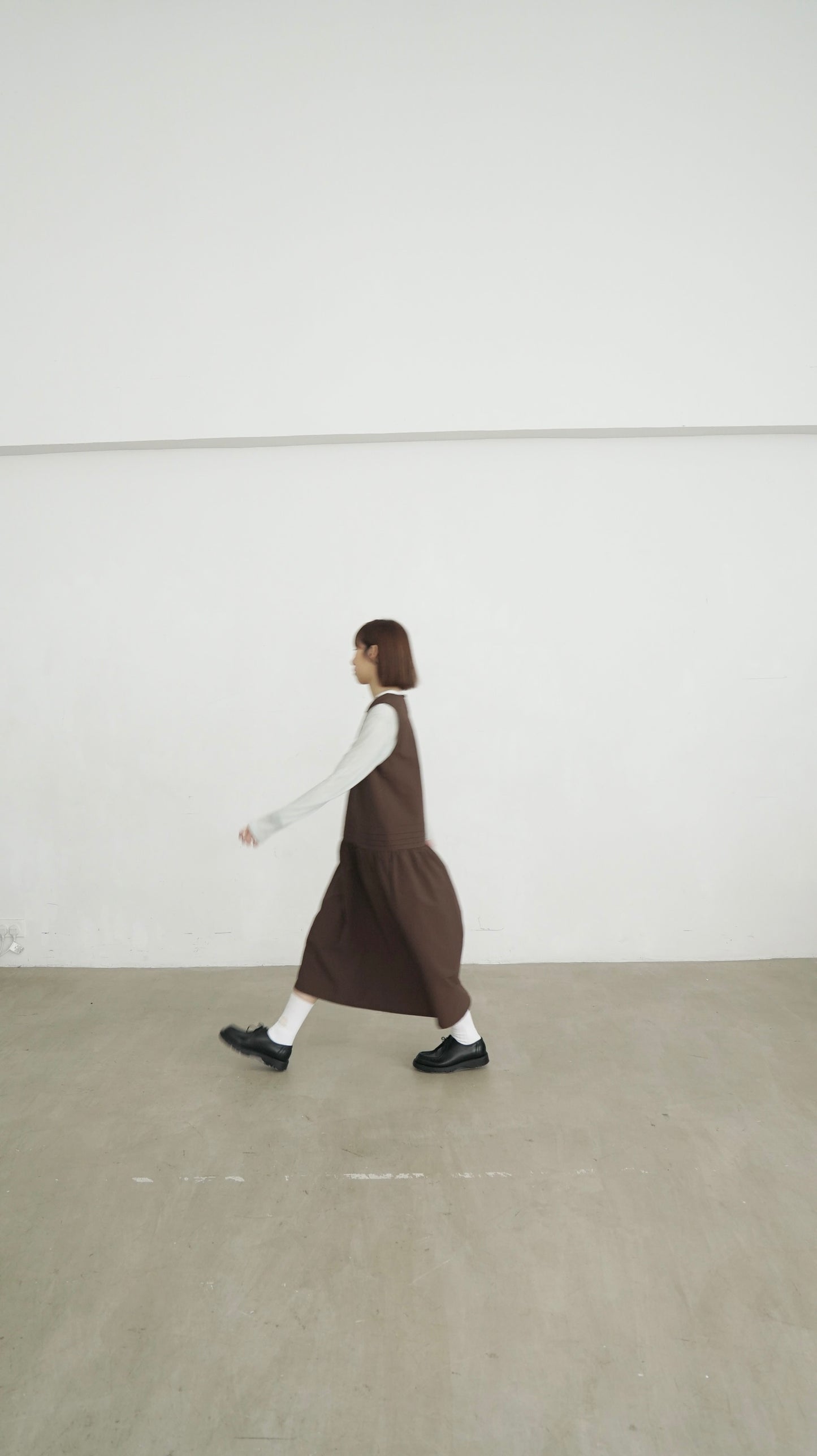 sheer silk top in baby-blue (pre-order)