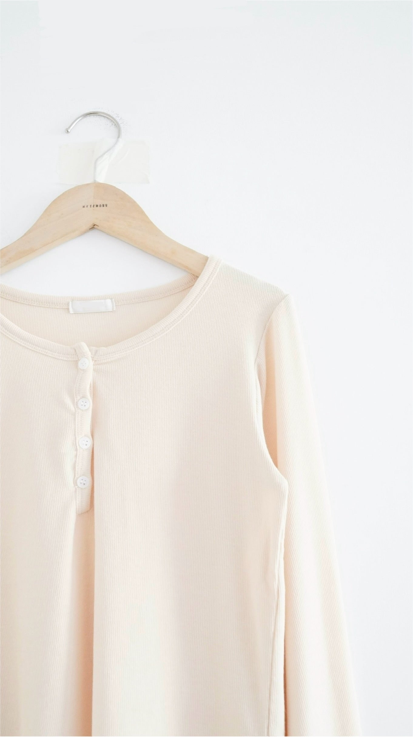 noa sheer basic tee in pale lemon yellow