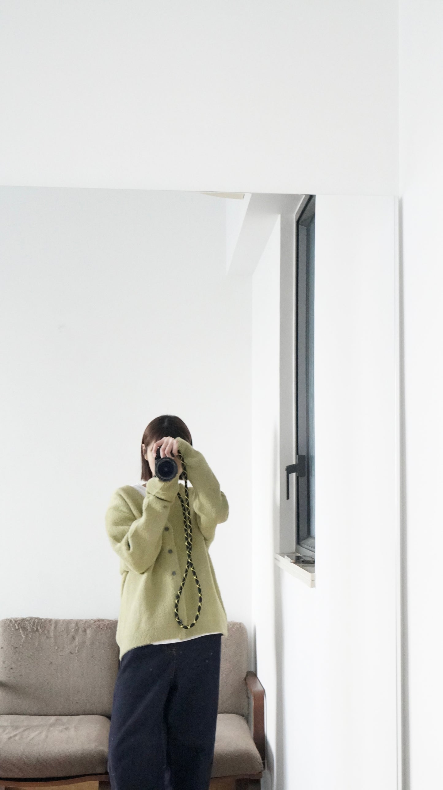 classical cardigan in lime (pre-order)