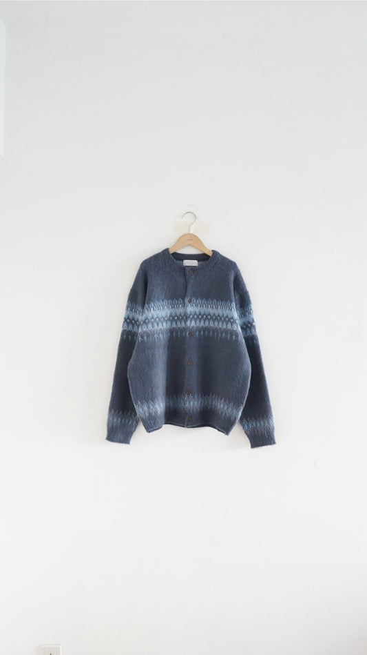 grandma retro cardigan in navy (pre-order)