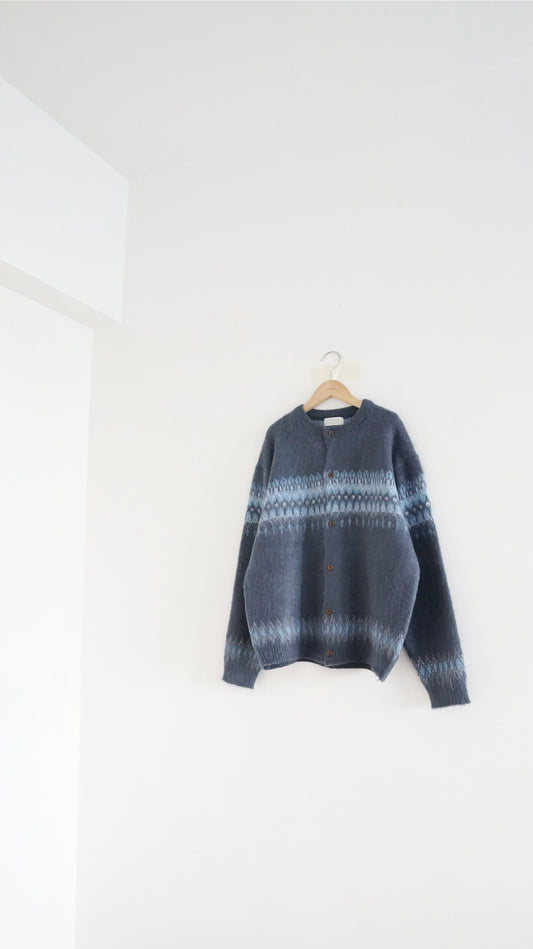 grandma retro cardigan in navy (pre-order)
