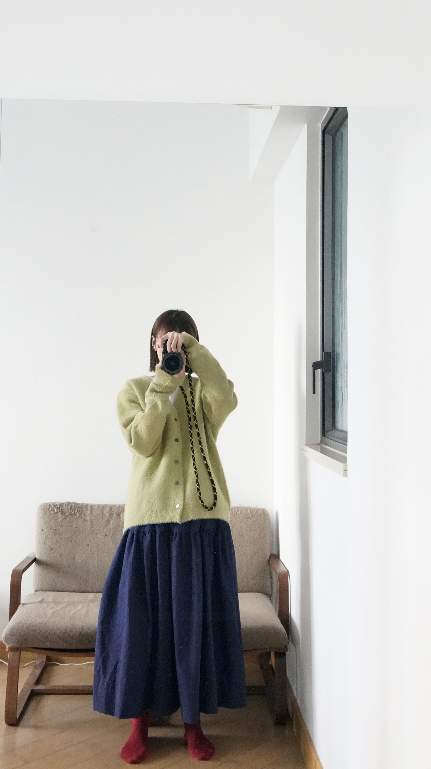 Eudora skirt in navy (pre-order)