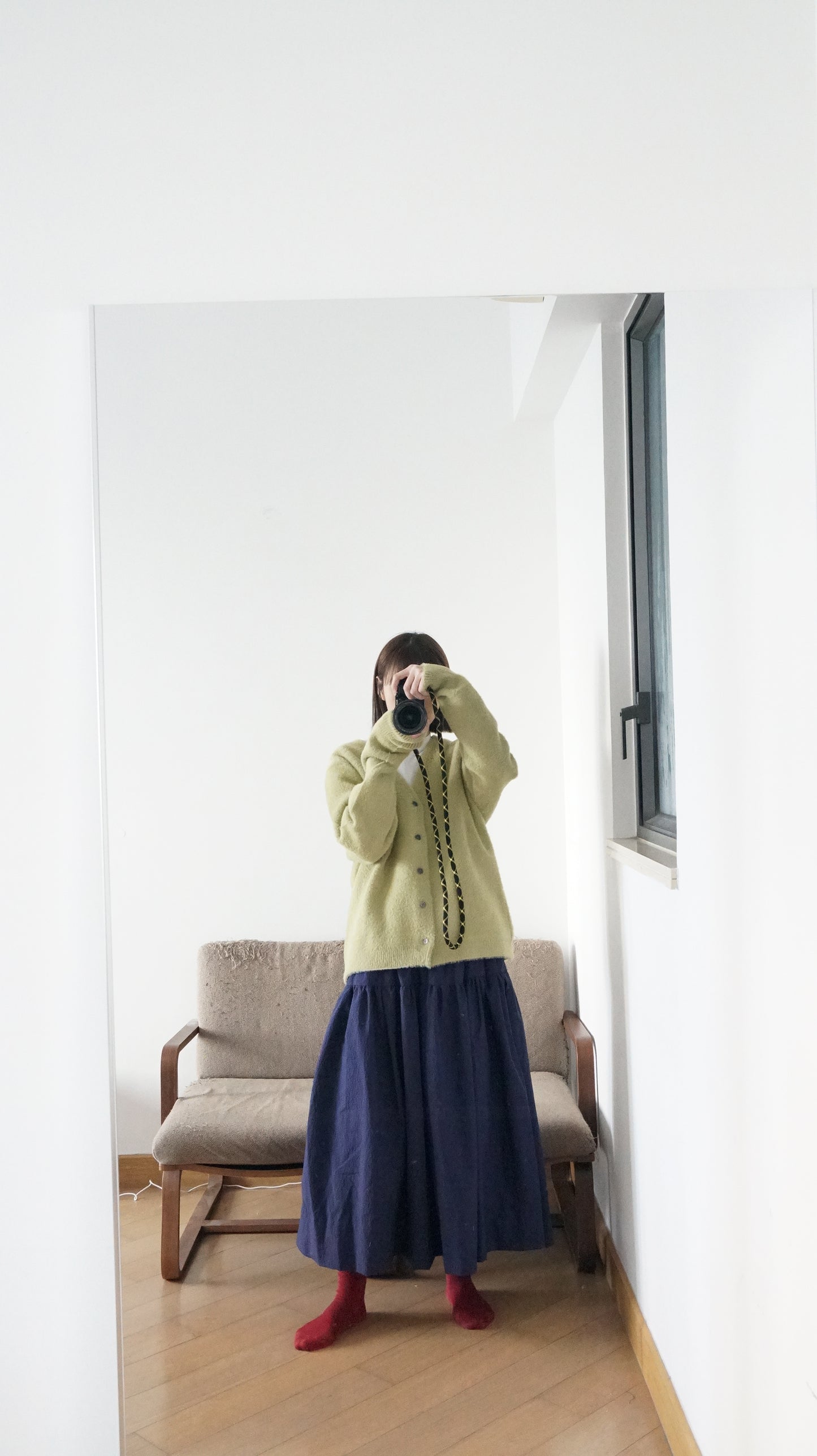 Eudora skirt in navy (pre-order)