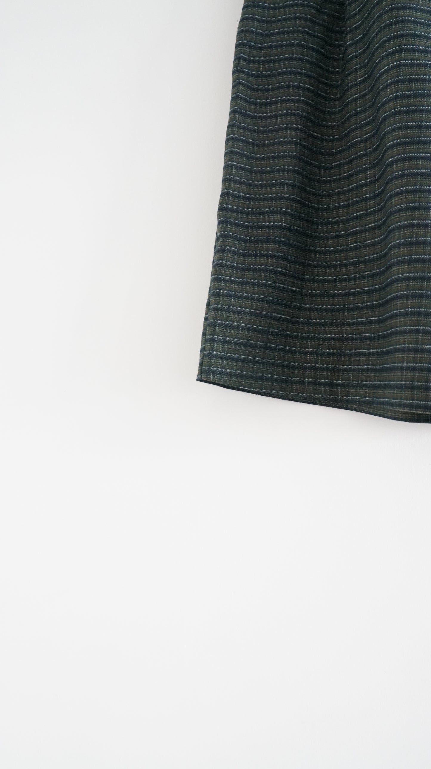 rhea retro check midi pants in lincoln green (pre-order)