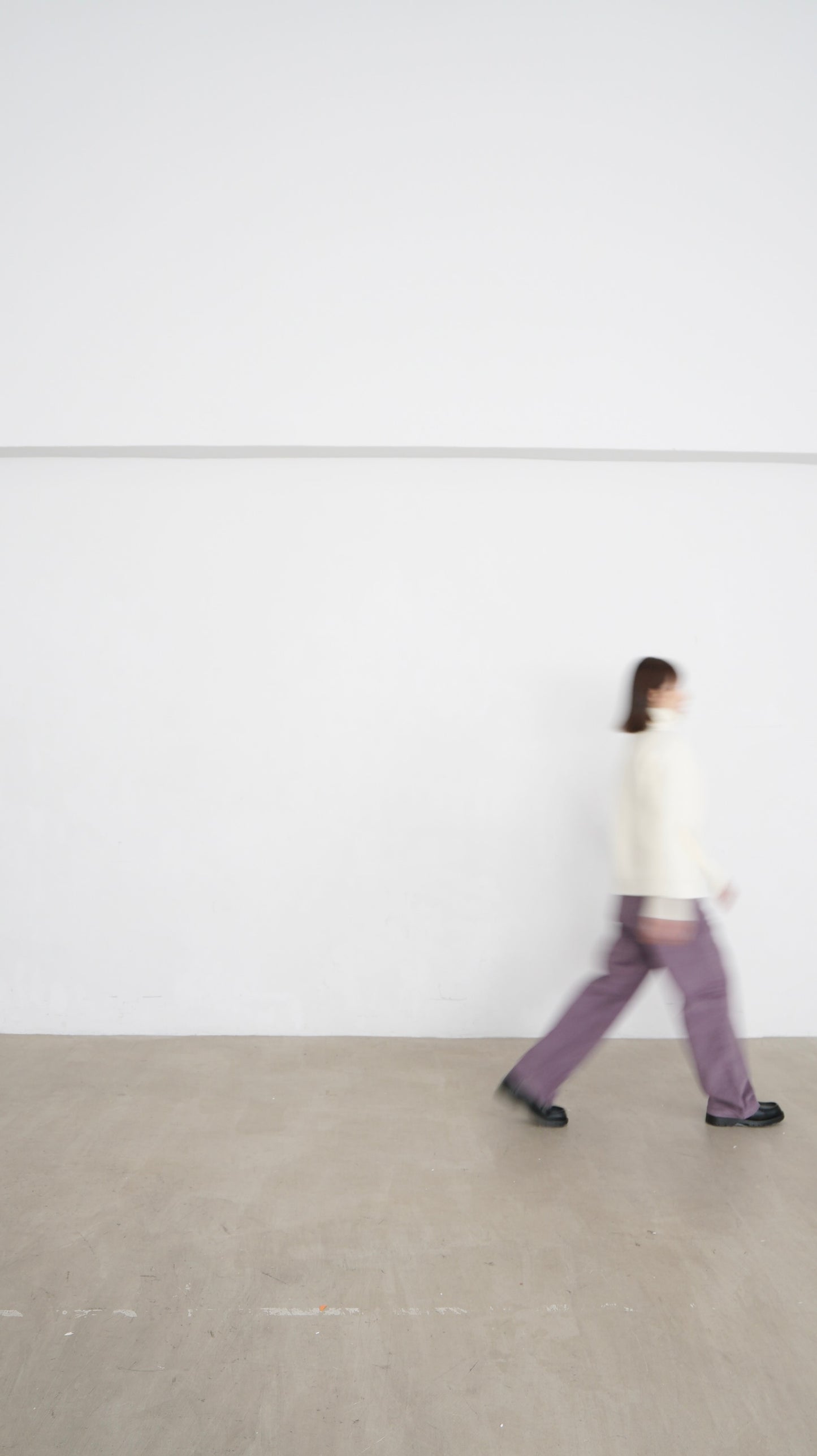 tess fine corduroy trousers in pink lavender
