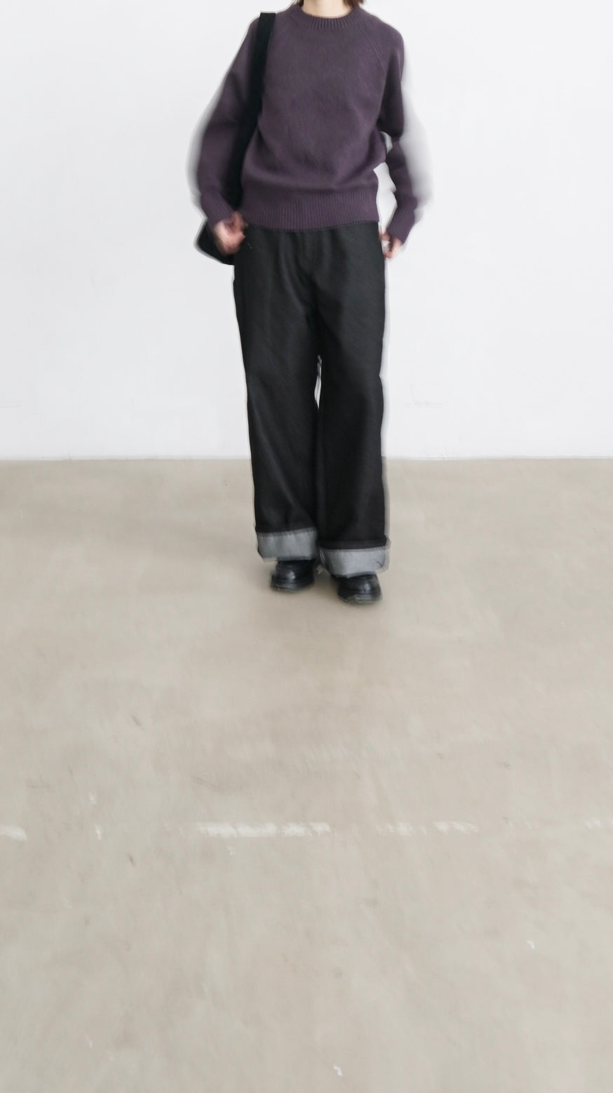 star stitch denim pants in black (pre-order)