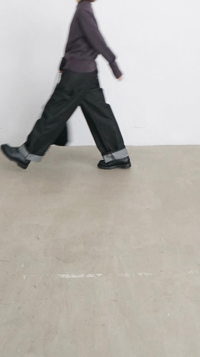 star stitch denim pants in black (pre-order)