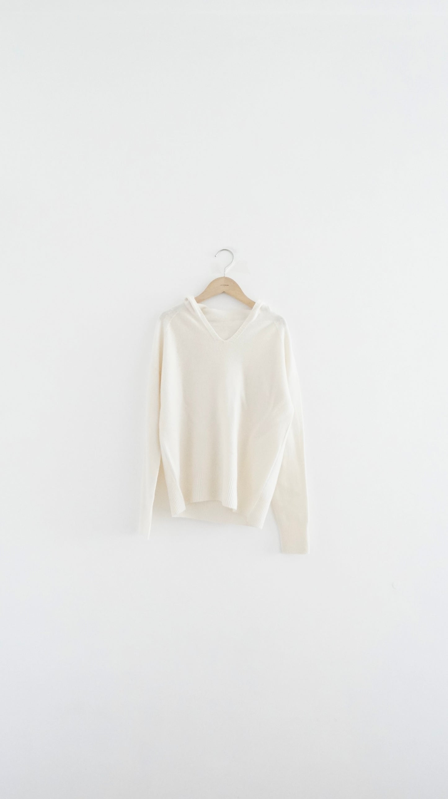 spring hoodies tee in ivory