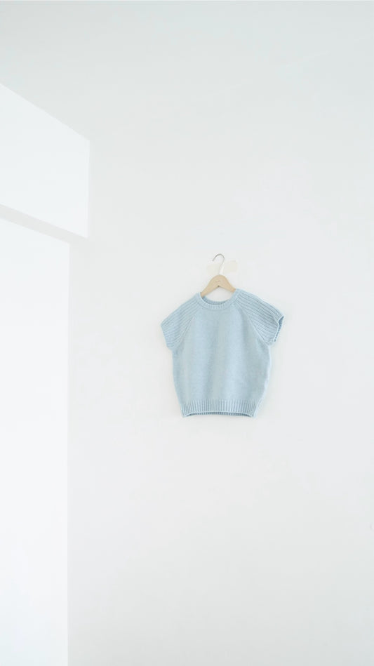 The lyra knit top in sora (pre-order)