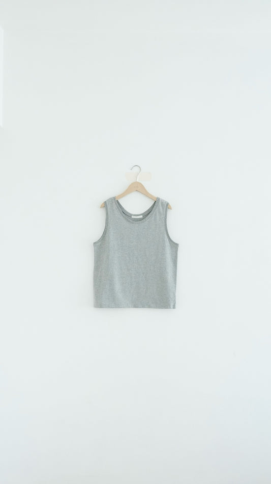 anya layer tank top in grey (pre-order)
