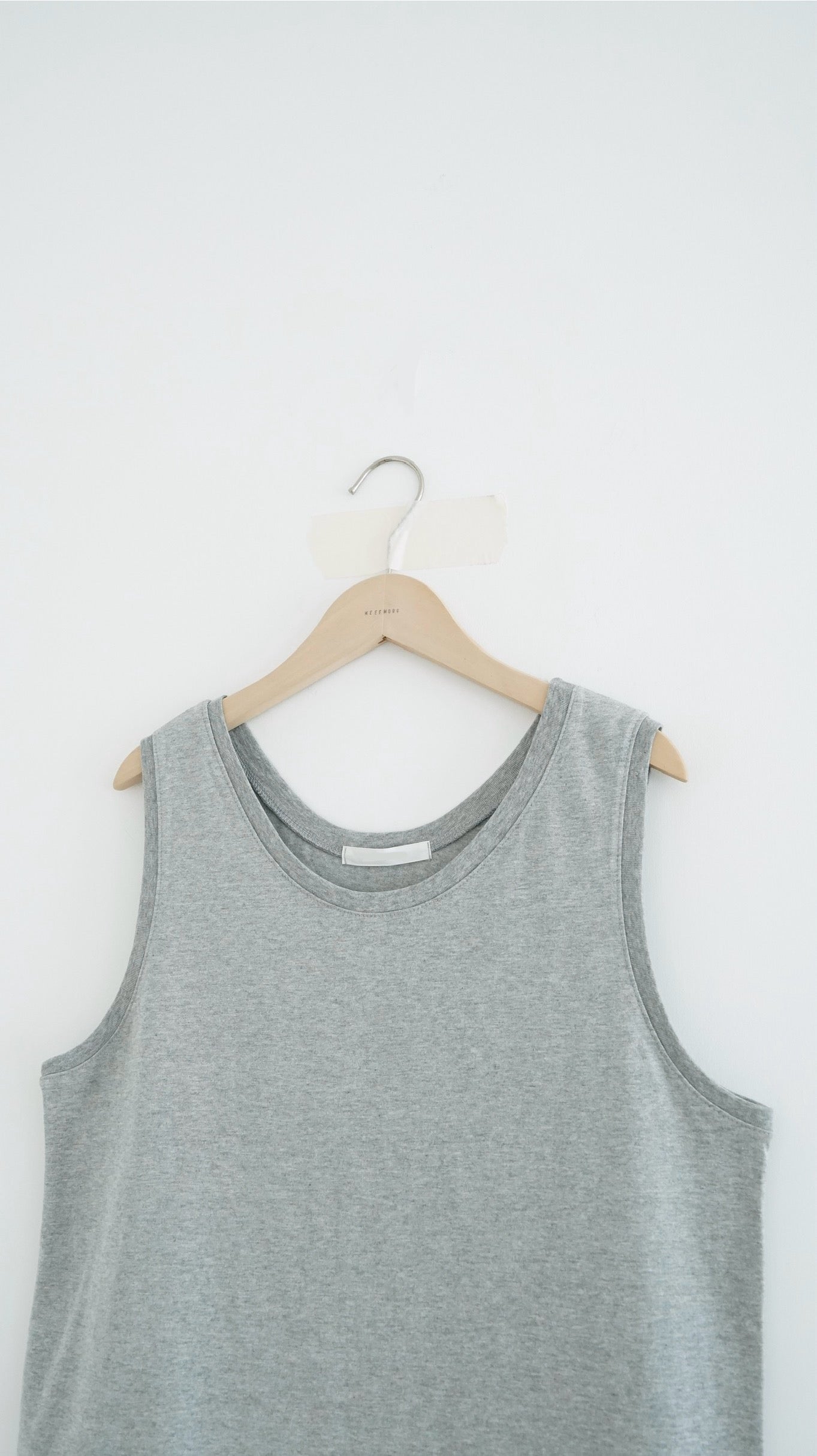 anya layer tank top in grey (pre-order)