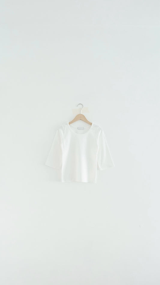 the kaia clean tee in white (pre-order)