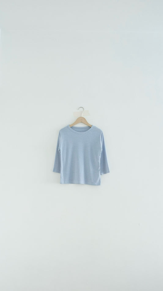 akita stripe tee in sora (pre-order)