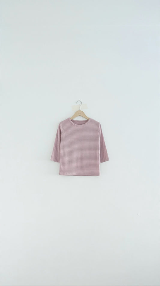 akita stripe tee in pink (pre-order)