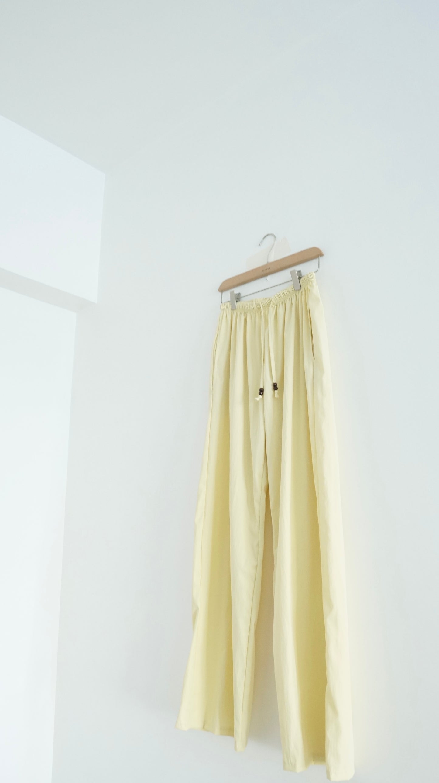 nomi color street pants in yellow