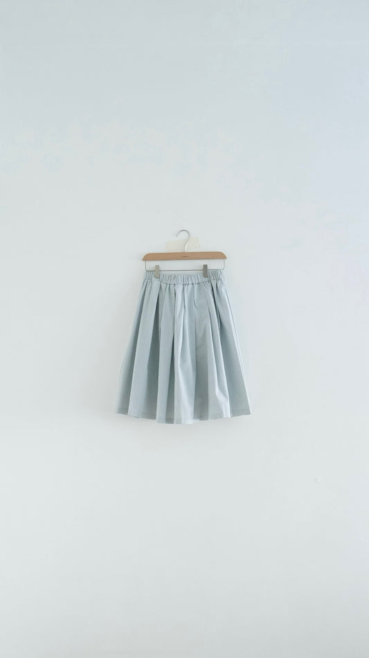 alma light midi skirt in grey (pre-order)