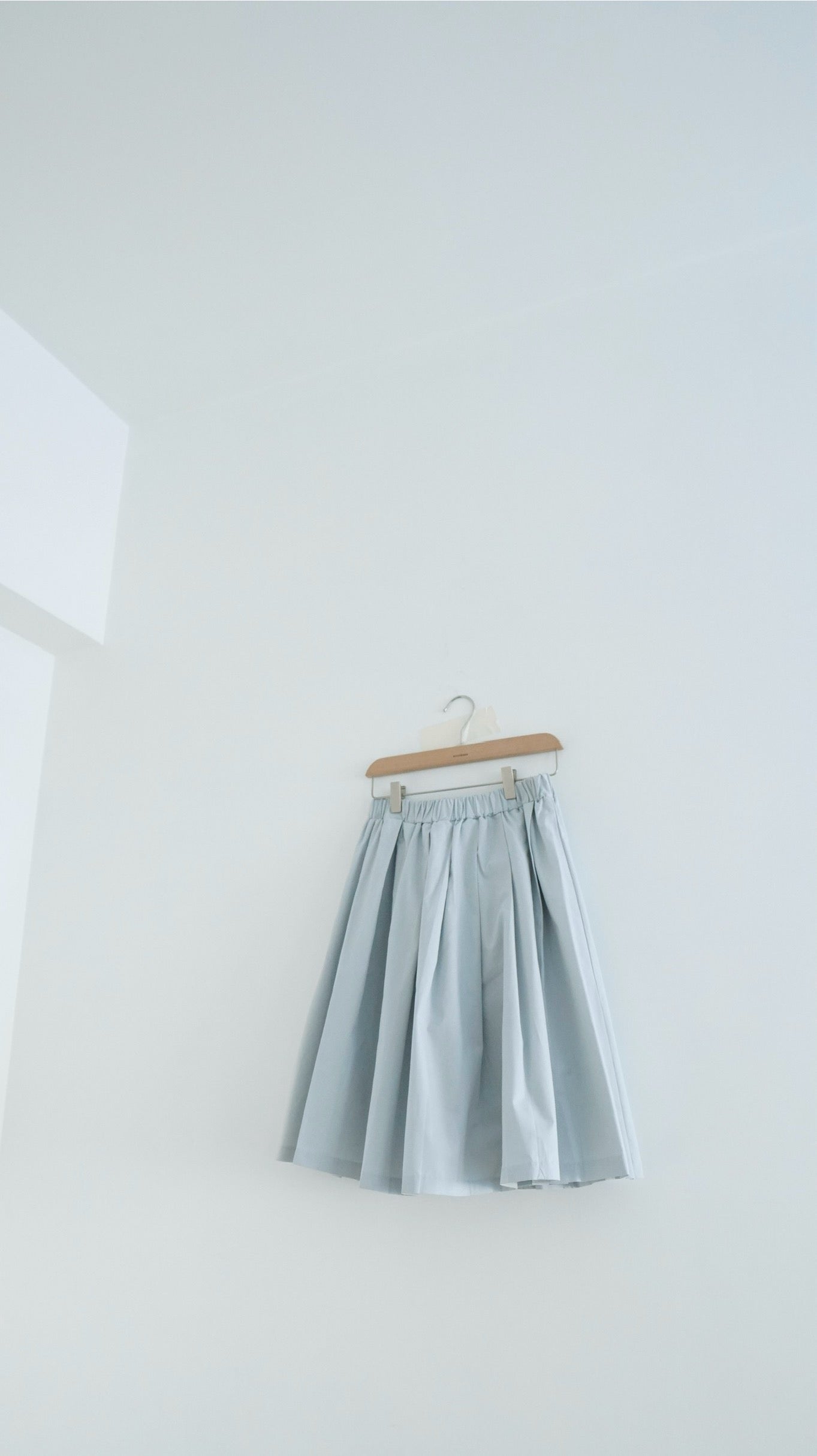 alma light midi skirt in grey (pre-order)