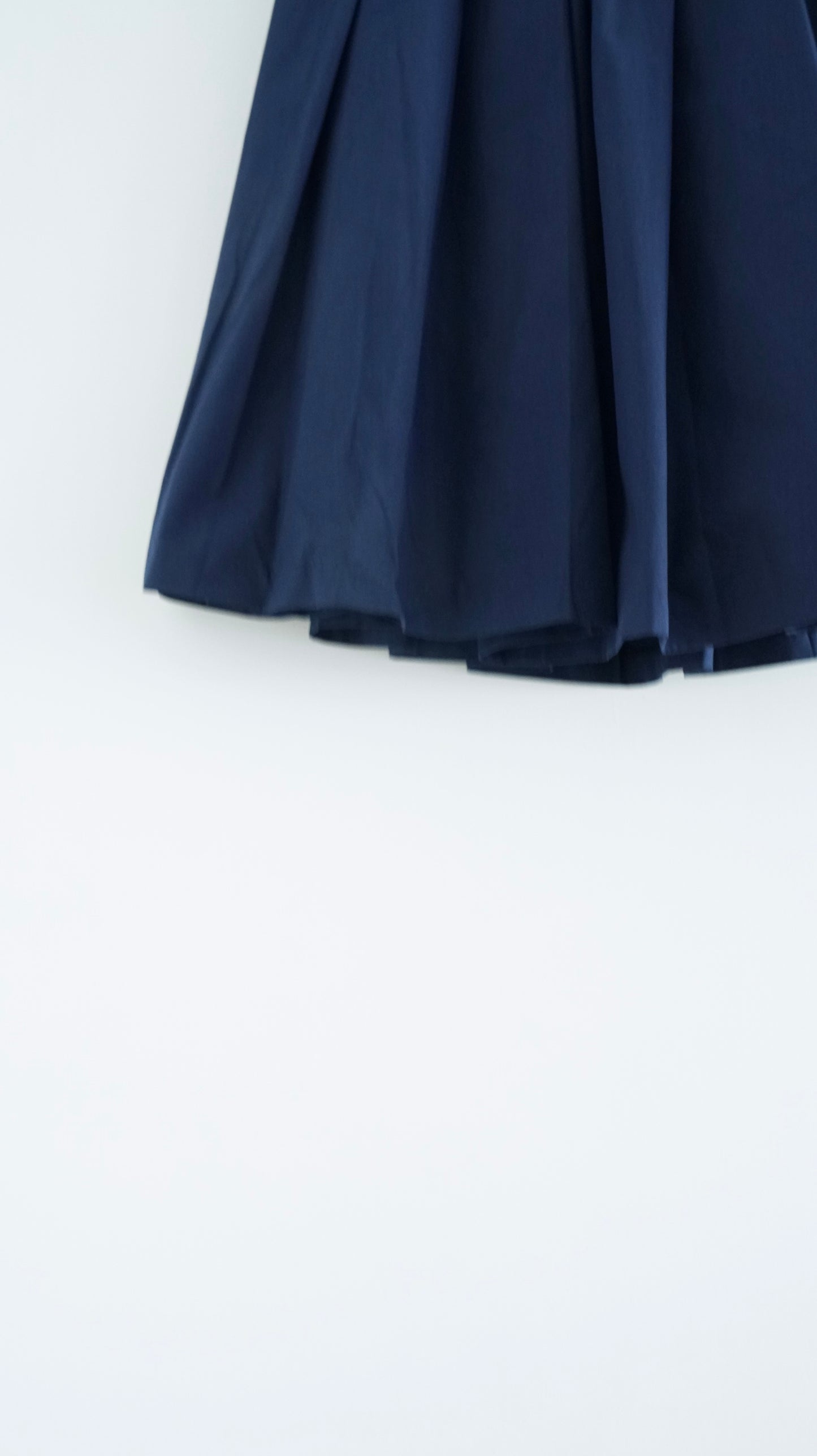 alma light midi skirt in navy (pre-order)