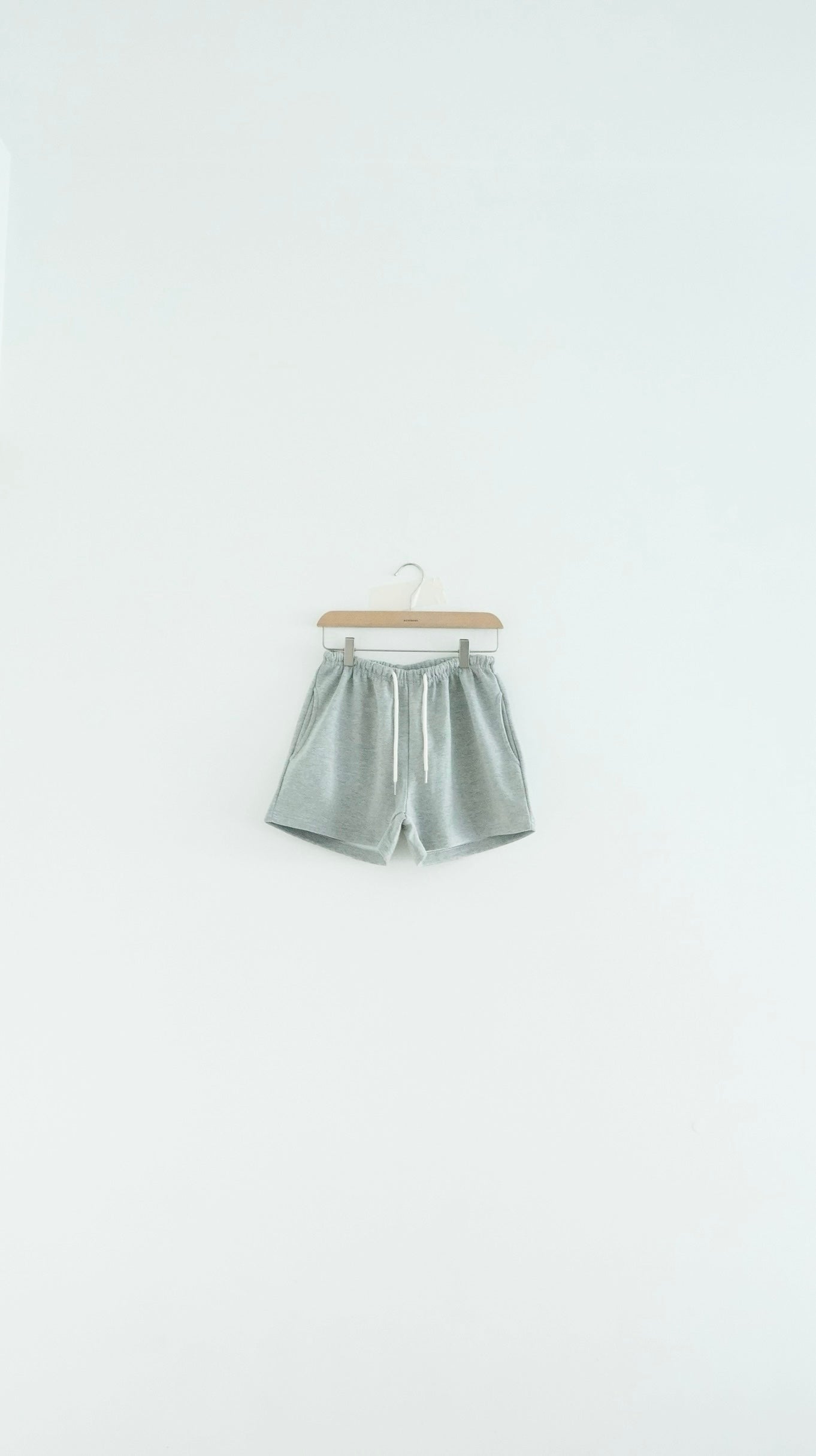 the romy sport shorts in grey (pre-order)