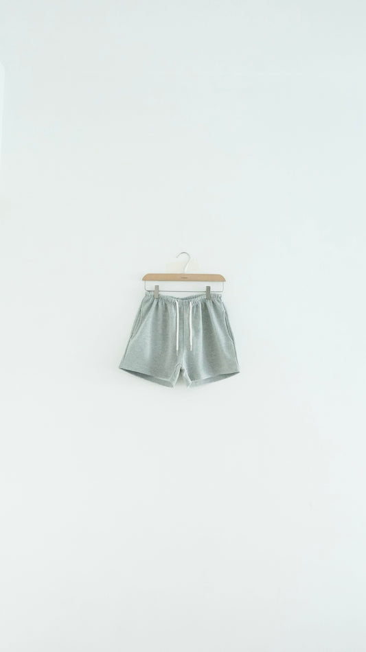 the romy sport shorts in grey (pre-order)