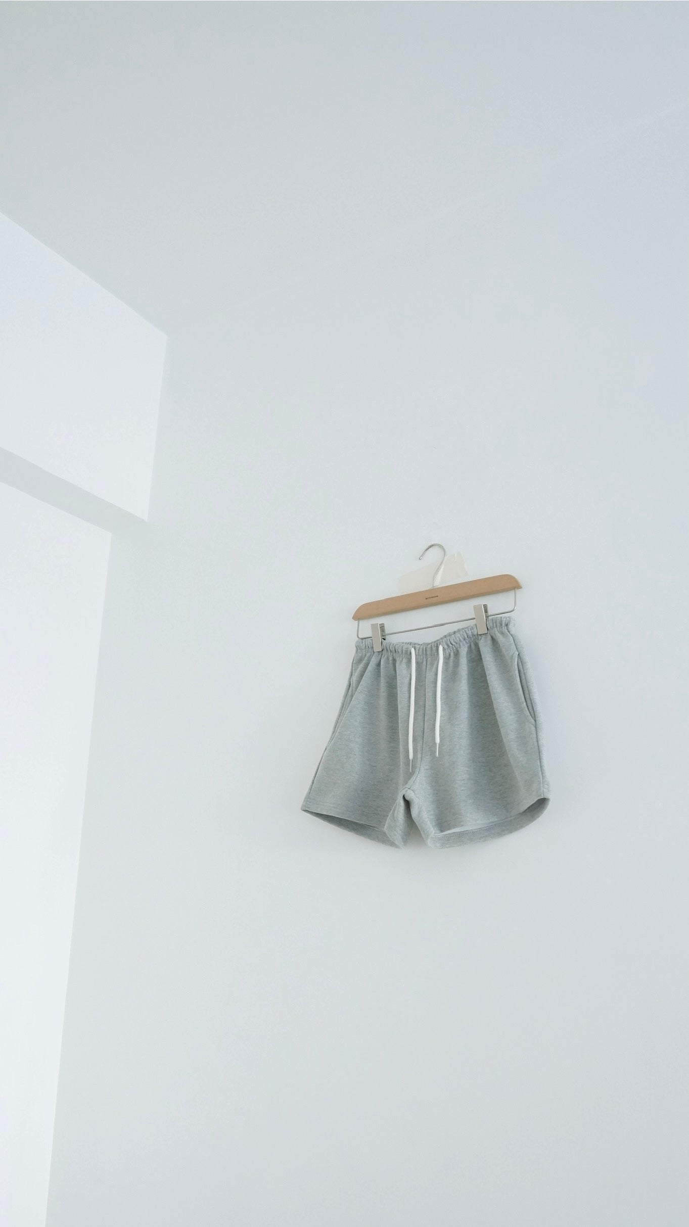 the romy sport shorts in grey (pre-order)