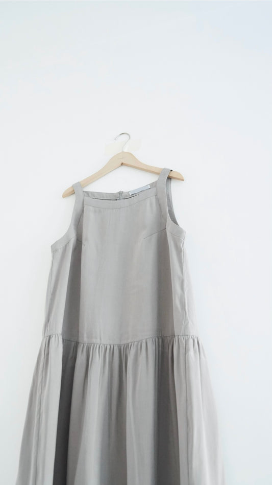 Ines slip dress in grey (pre-order)